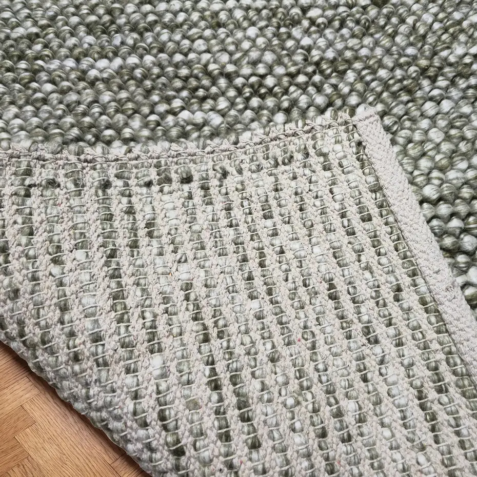 Wollen vloerkleed - Ventura Groen Wollen vloerkleed - Ventura Groen