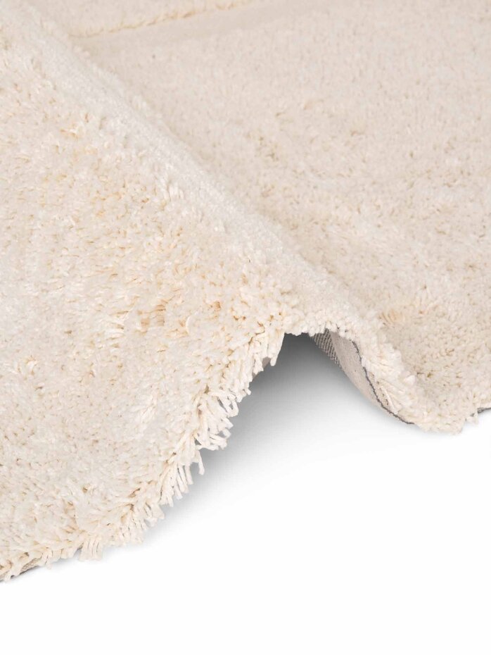 Geometrisch hoogpolig vloerkleed - Lambeth Creme Geometrisch hoogpolig vloerkleed - Lambeth Creme