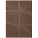 Geometrisch hoogpolig vloerkleed - Lambeth Bruin Geometrisch hoogpolig vloerkleed - Lambeth Bruin
