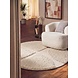 Rond geometrisch hoogpolig vloerkleed - Lambeth Creme Rond geometrisch hoogpolig vloerkleed - Lambeth Creme