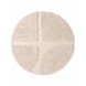Rond geometrisch hoogpolig vloerkleed - Lambeth Creme Rond geometrisch hoogpolig vloerkleed - Lambeth Creme