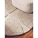 Rond geometrisch hoogpolig vloerkleed - Lambeth Creme Rond geometrisch hoogpolig vloerkleed - Lambeth Creme