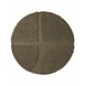 Rond geometrisch hoogpolig vloerkleed - Lambeth Groen Rond geometrisch hoogpolig vloerkleed - Lambeth Groen