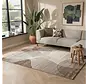 Abstract vloerkleed - Vernazza Beige/Grijs