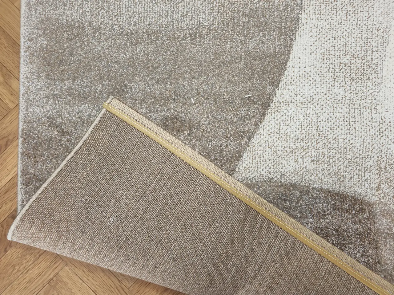 Abstract vloerkleed - Vernazza Beige/Grijs
