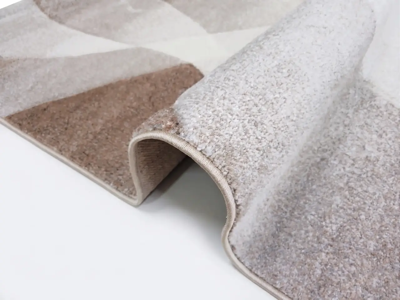 Abstract vloerkleed - Vernazza Beige/Grijs