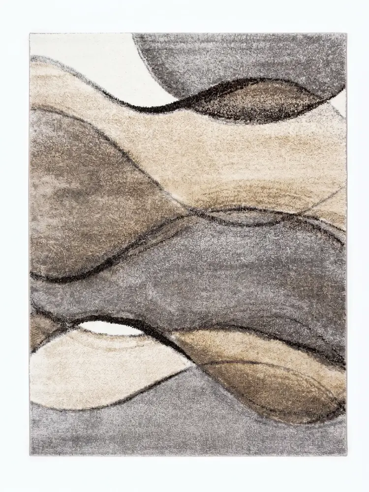 Abstract vloerkleed - Belos Beige/Grijs/Taupe