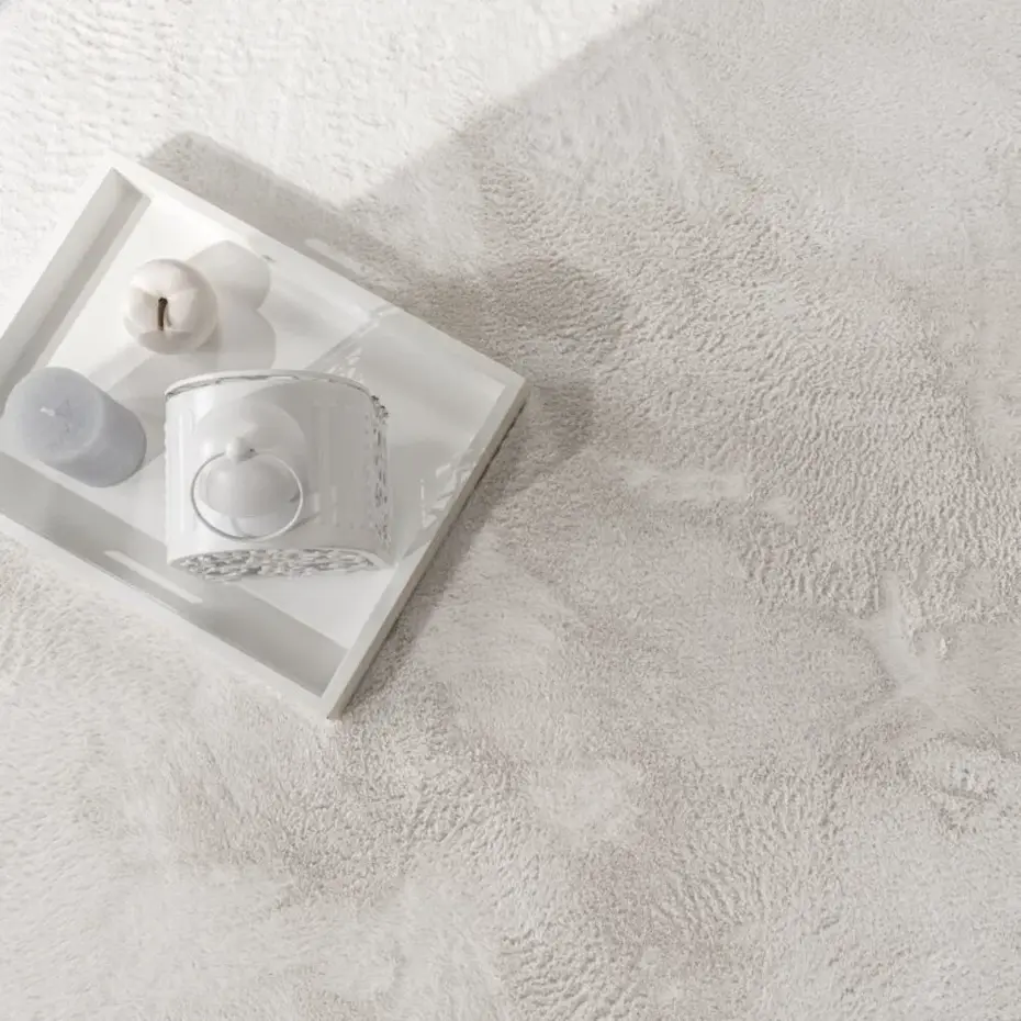 Laagpolig fluffy vloerkleed - Amalfi Crème Laagpolig fluffy vloerkleed - Amalfi Crème