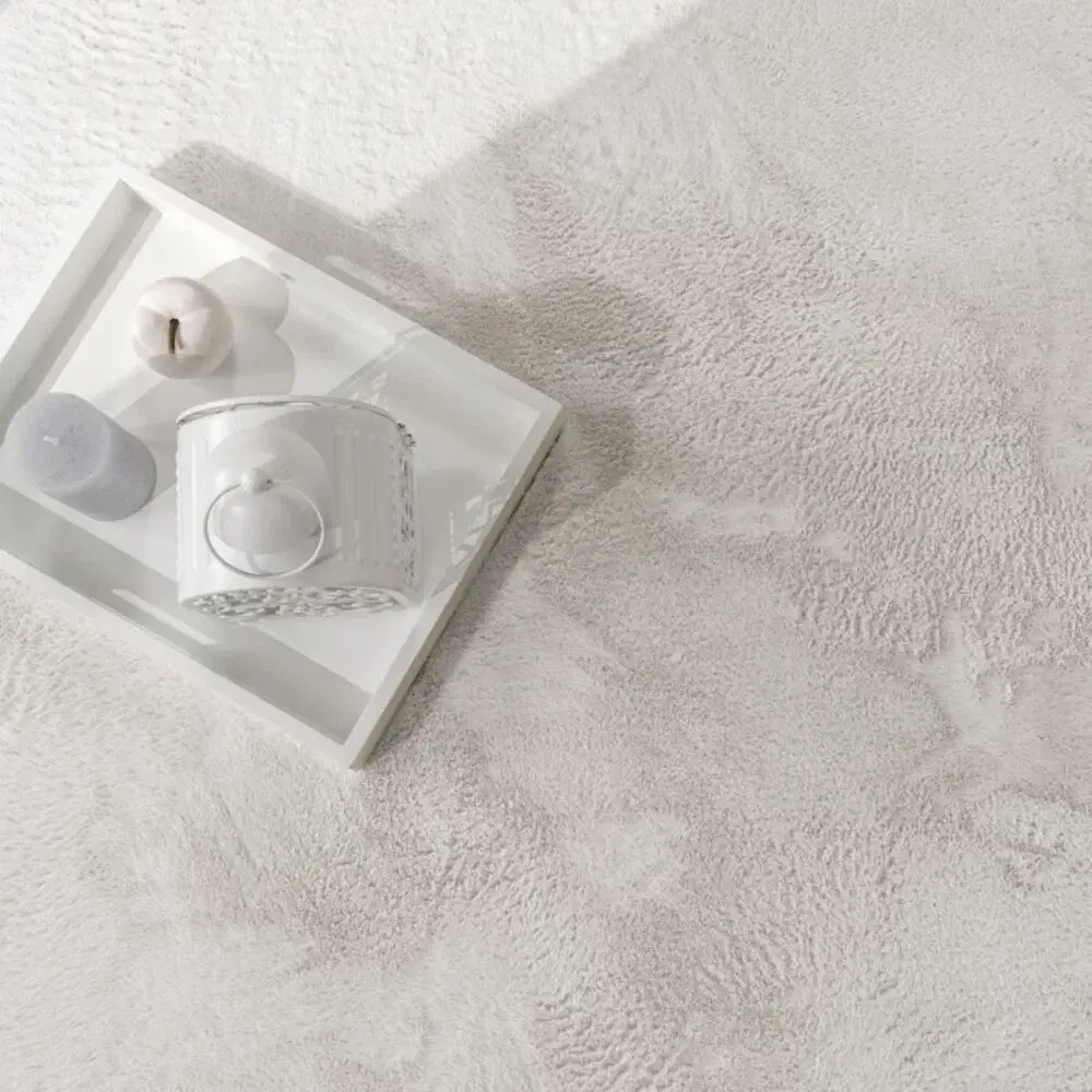 Laagpolig fluffy vloerkleed - Amalfi Crème Laagpolig fluffy vloerkleed - Amalfi Crème