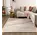 Laagpolig fluffy vloerkleed - Amalfi Beige