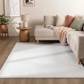 Wasbaar fluffy vloerkleed - Amalfi Crème Wasbaar fluffy vloerkleed - Amalfi Crème