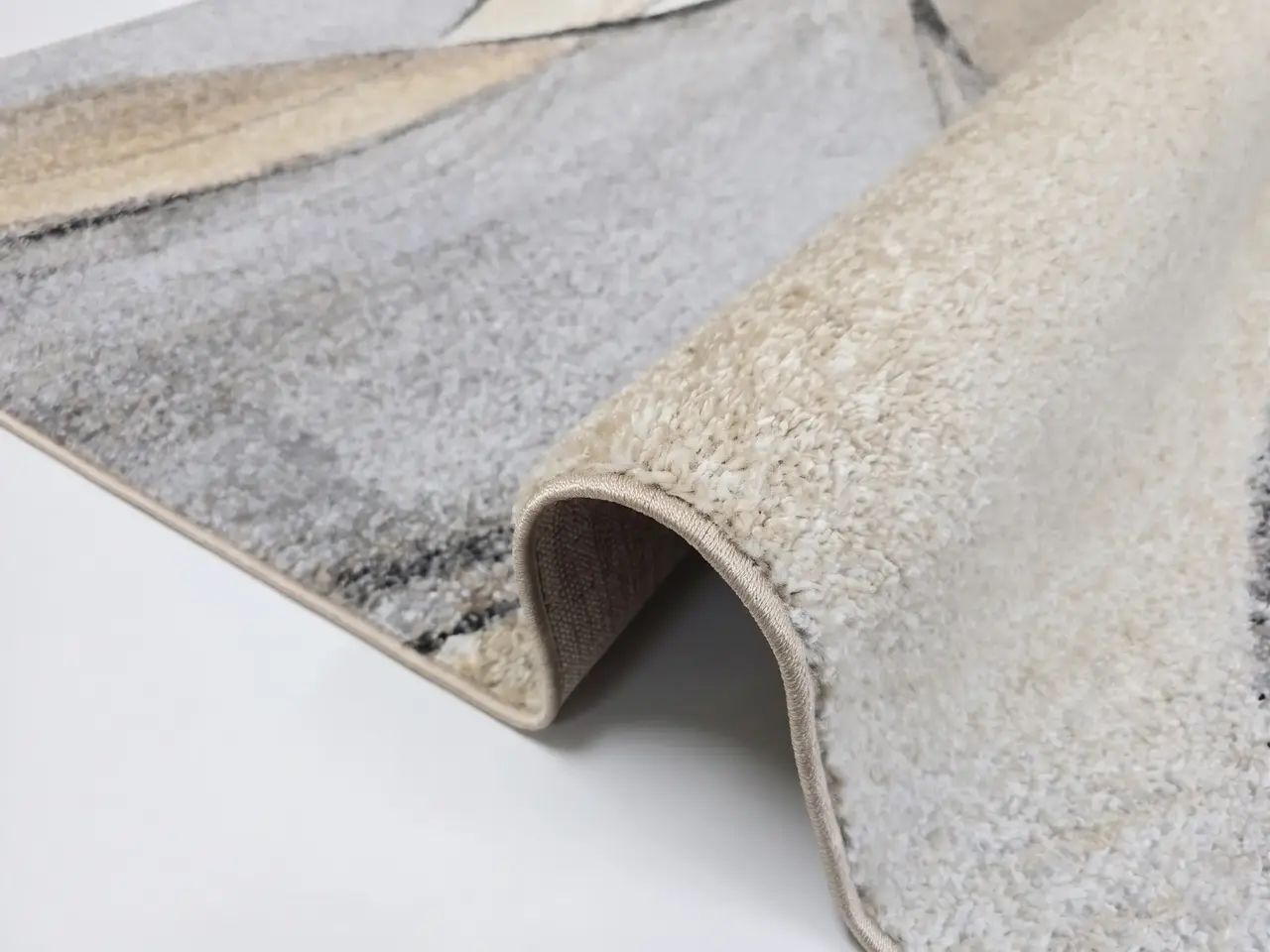 Loper Abstract vloerkleed - Belos Beige/Grijs/Taupe Loper Abstract vloerkleed - Belos Beige/Grijs/Taupe