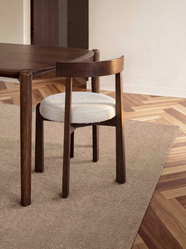 Wollen vloerkleed - Greenwich Beige Wollen vloerkleed - Greenwich Beige