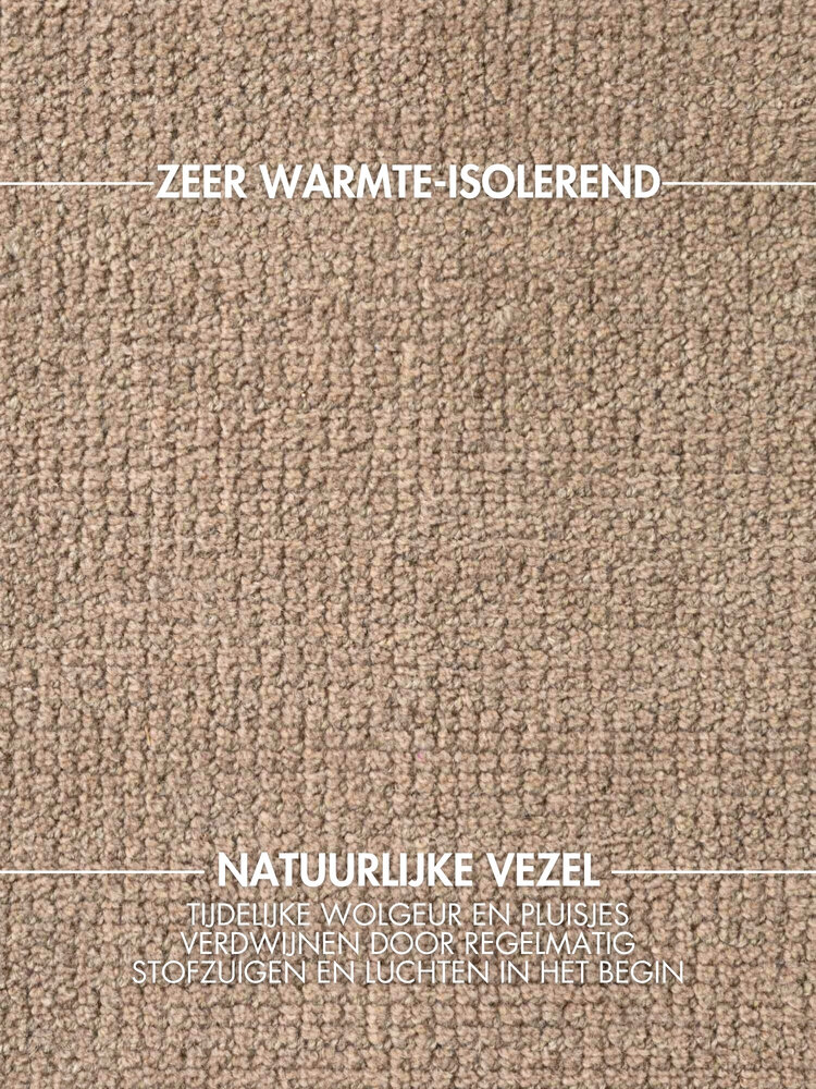 Wollen vloerkleed - Greenwich Beige Wollen vloerkleed - Greenwich Beige