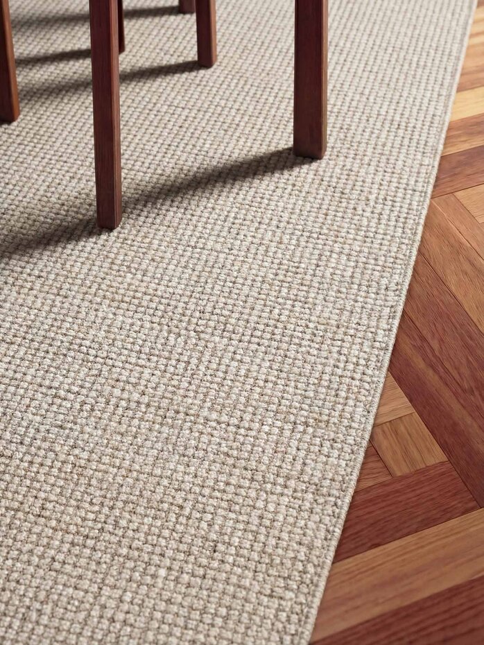 Wollen vloerkleed - Greenwich Naturel Wit Wollen vloerkleed - Greenwich Naturel Wit