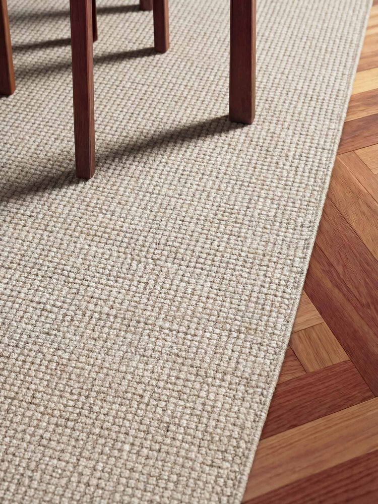 Wollen vloerkleed - Greenwich Naturel Wit Wollen vloerkleed - Greenwich Naturel Wit