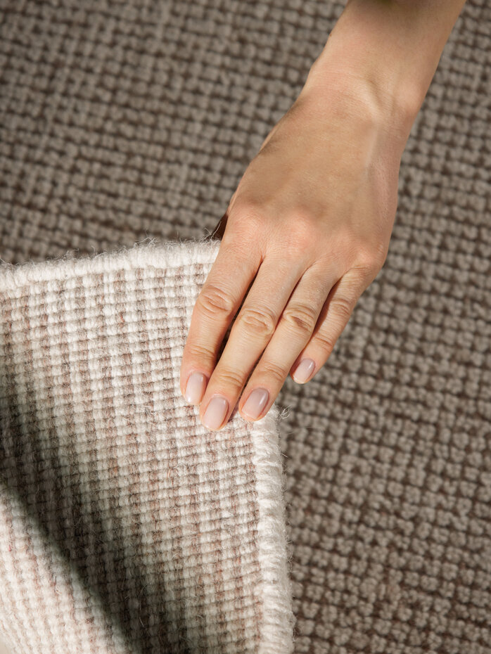 Wollen vloerkleed - Greenwich Naturel Wit Wollen vloerkleed - Greenwich Naturel Wit
