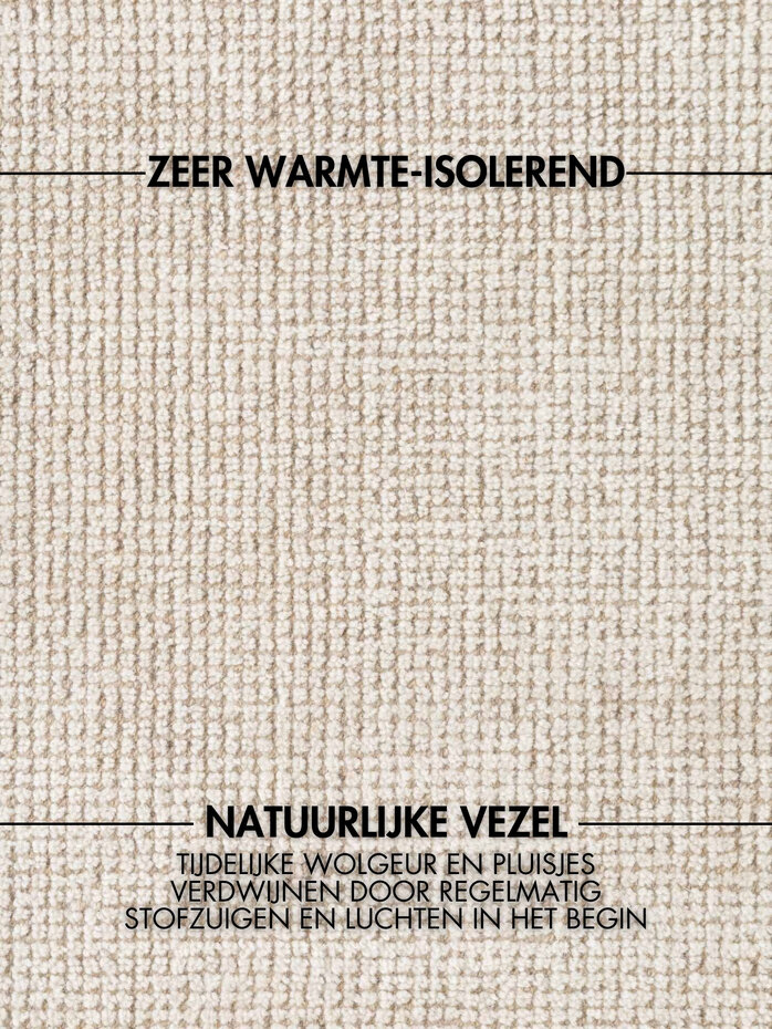Wollen vloerkleed - Greenwich Naturel Wit Wollen vloerkleed - Greenwich Naturel Wit