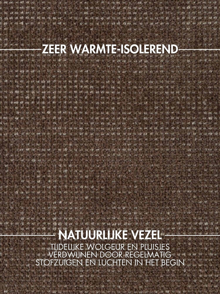 Wollen vloerkleed - Greenwich Bruin Wollen vloerkleed - Greenwich Bruin