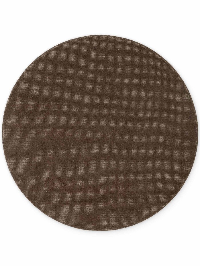 Rond wollen vloerkleed - Greenwich Bruin Rond wollen vloerkleed - Greenwich Bruin