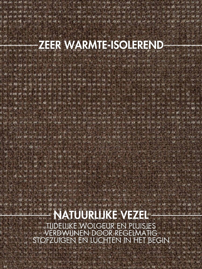 Rond wollen vloerkleed - Greenwich Bruin Rond wollen vloerkleed - Greenwich Bruin