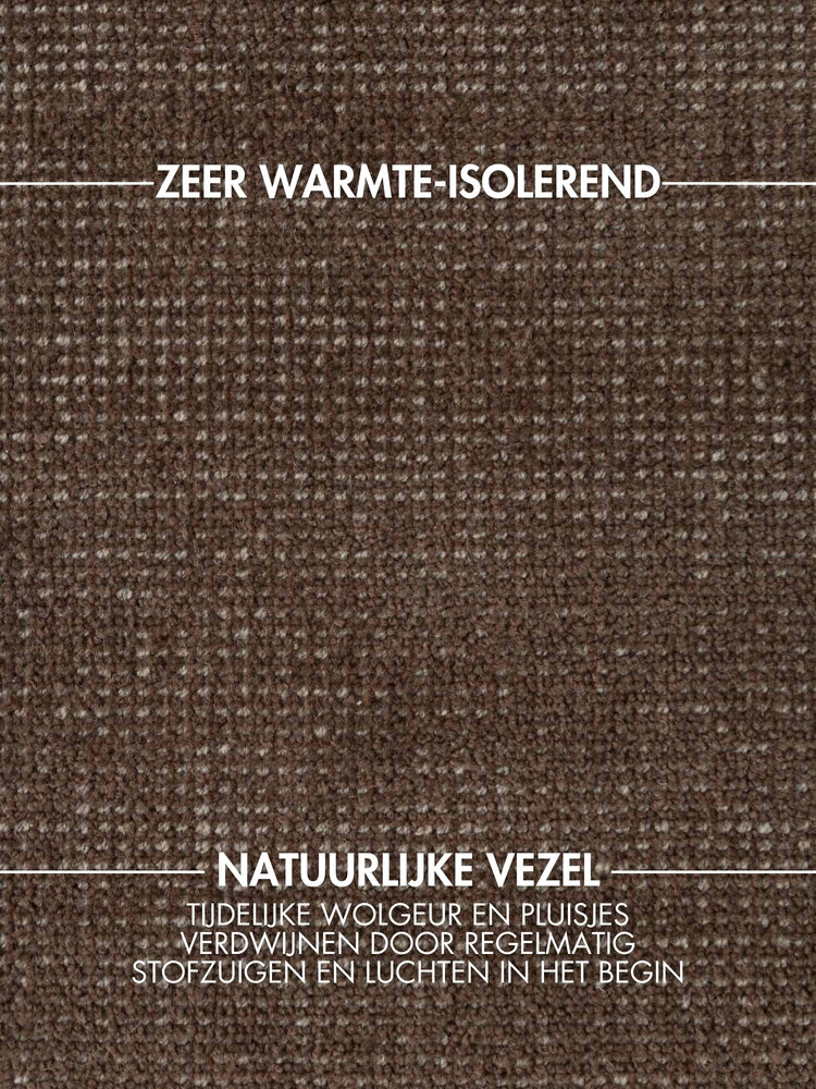Rond wollen vloerkleed - Greenwich Bruin Rond wollen vloerkleed - Greenwich Bruin