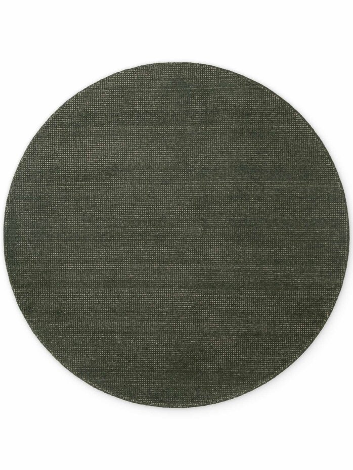 Rond wollen vloerkleed - Greenwich Groen