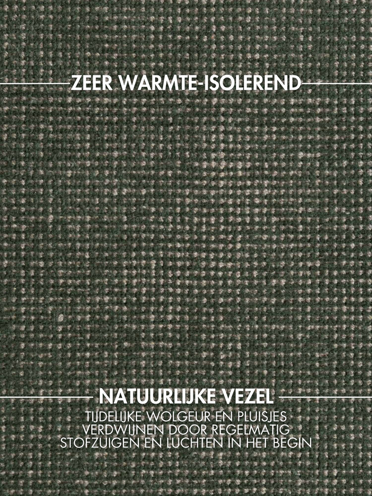 Rond wollen vloerkleed - Greenwich Groen
