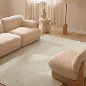 Ted Baker Wollen vloerkleed - Kensington Creme Ted Baker Wollen vloerkleed - Kensington Creme