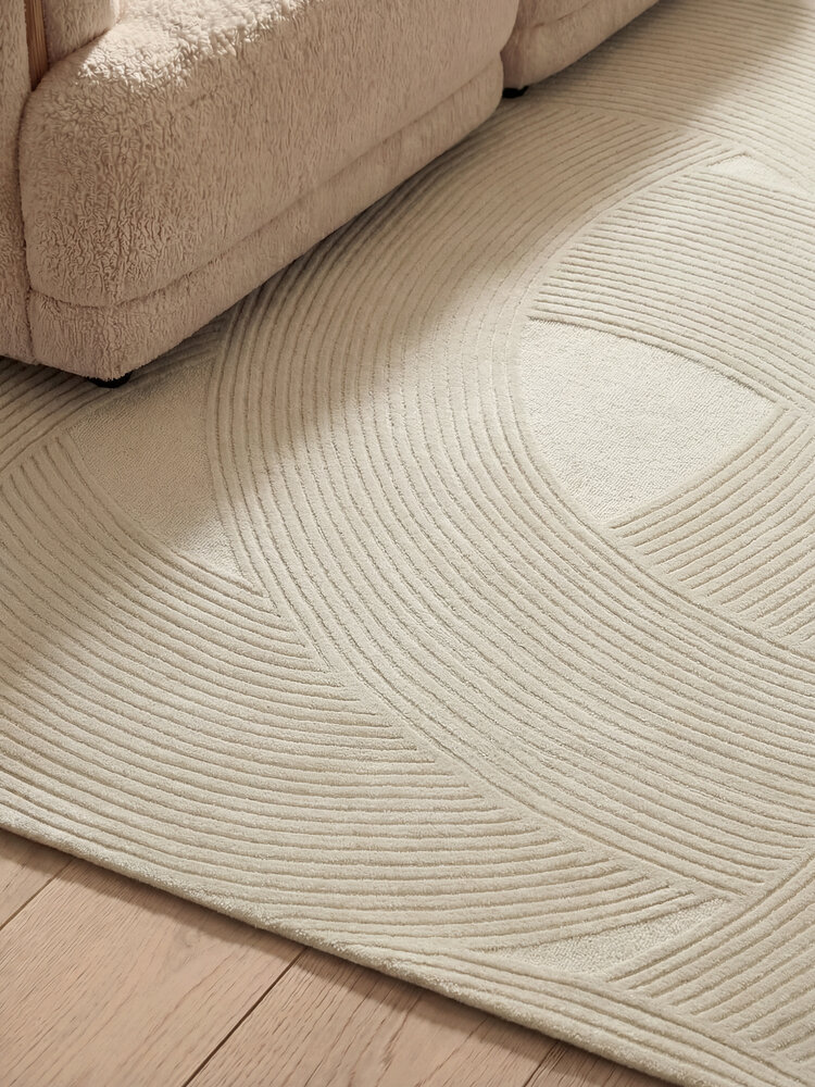Wollen vloerkleed - Kensington Creme Wollen vloerkleed - Kensington Creme