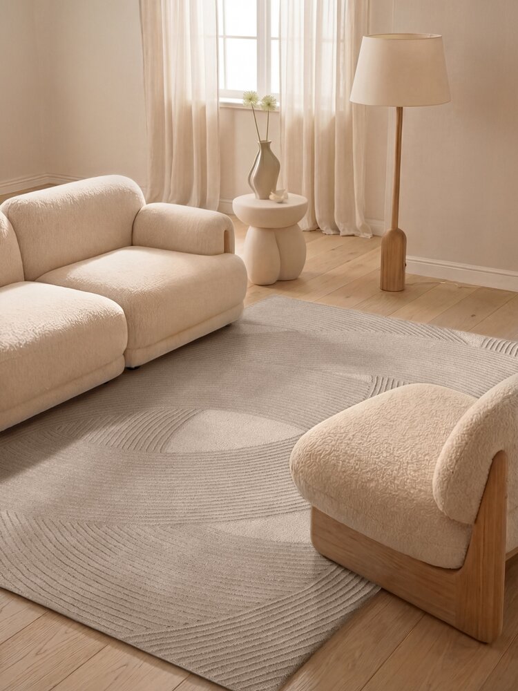 Wollen vloerkleed - Kensington Beige Wollen vloerkleed - Kensington Beige