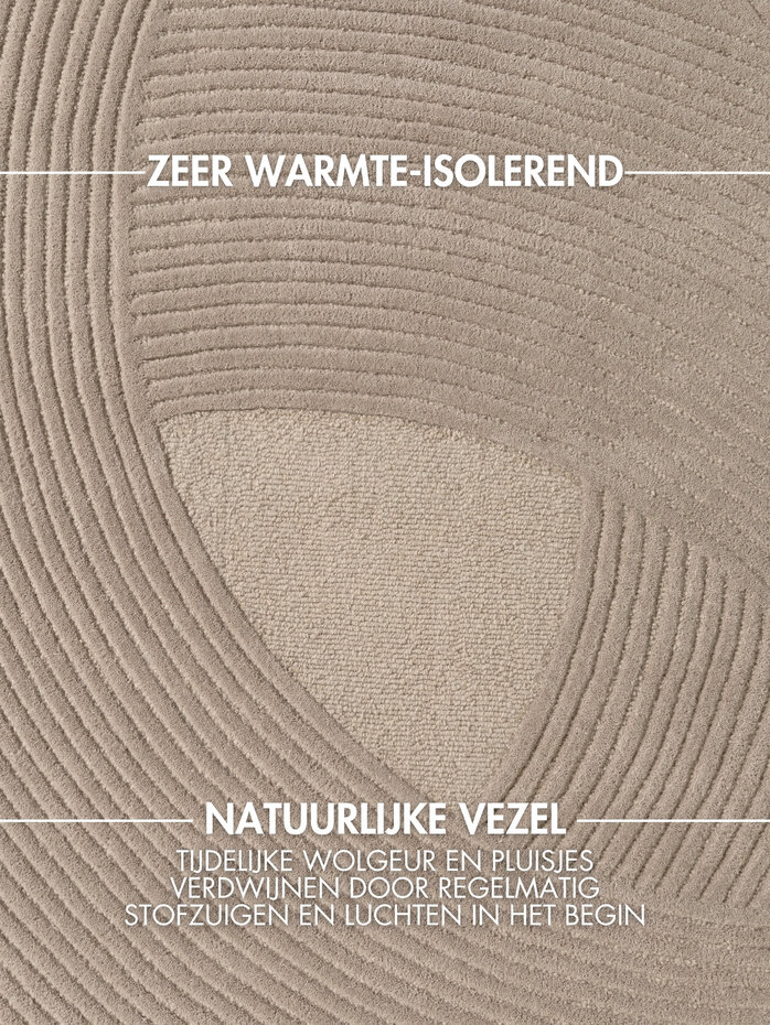Wollen vloerkleed - Kensington Beige Wollen vloerkleed - Kensington Beige