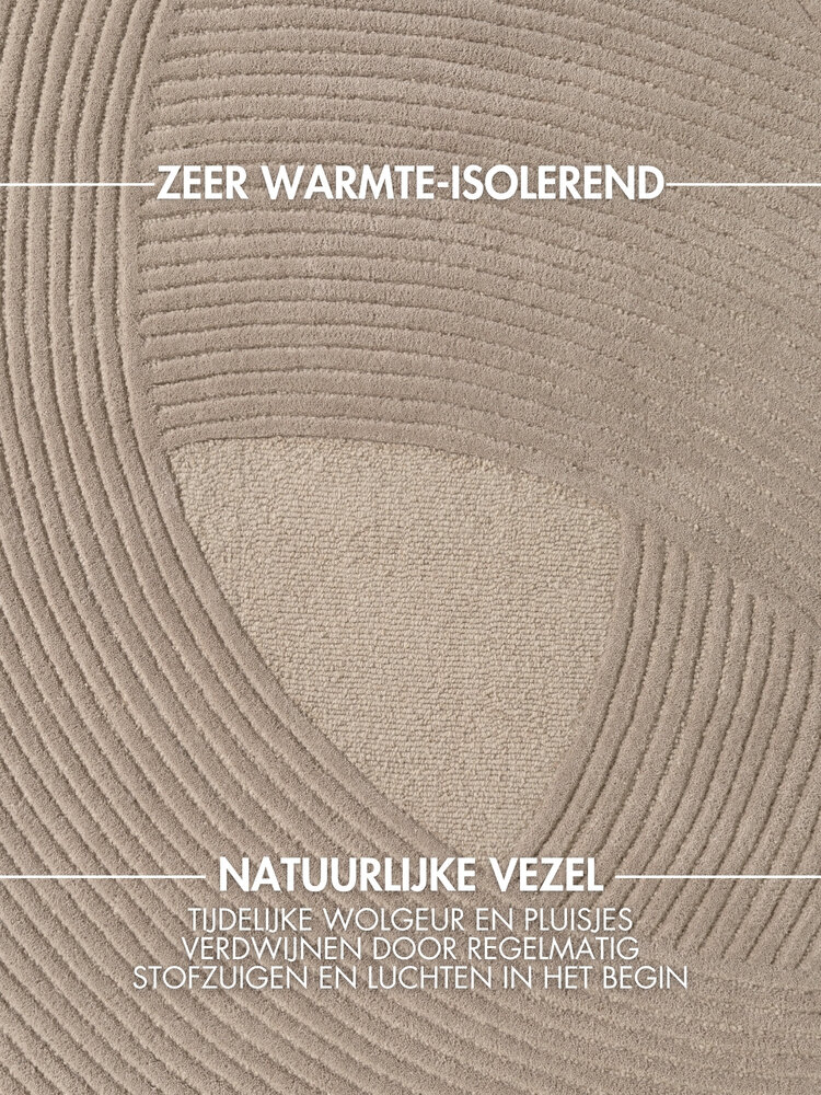 Wollen vloerkleed - Kensington Beige Wollen vloerkleed - Kensington Beige