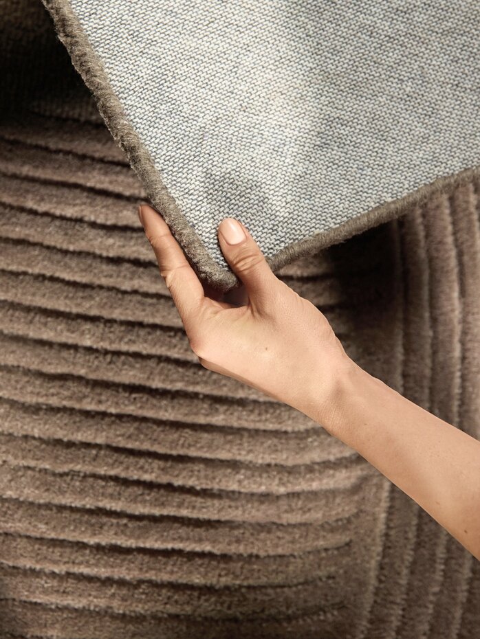 Wollen vloerkleed - Kensington Bruin Wollen vloerkleed - Kensington Bruin