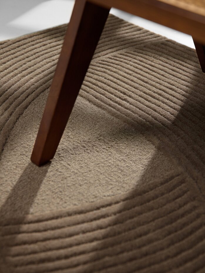 Wollen vloerkleed - Kensington Bruin Wollen vloerkleed - Kensington Bruin