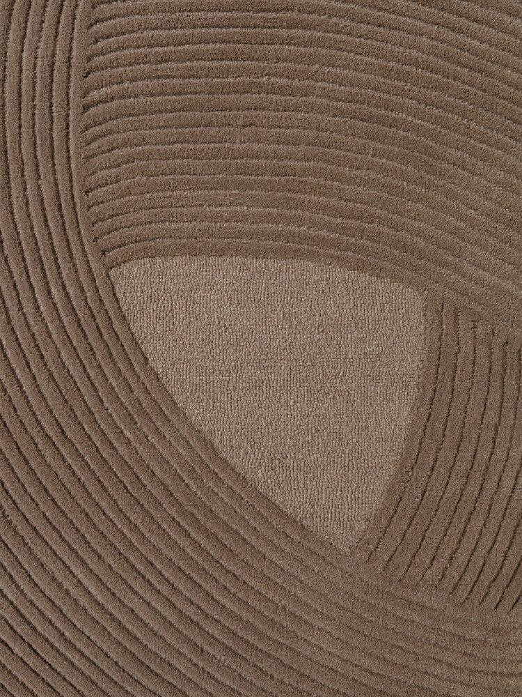 Wollen vloerkleed - Kensington Bruin Wollen vloerkleed - Kensington Bruin