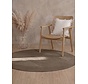 Rond wollen vloerkleed - Kensington Bruin
