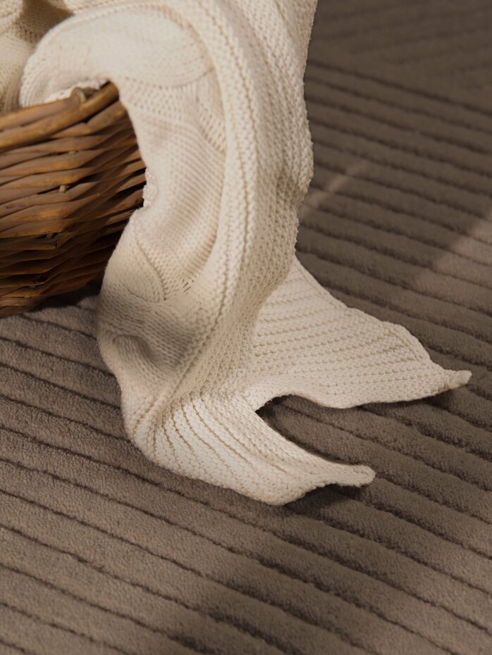 Rond wollen vloerkleed - Kensington Bruin Rond wollen vloerkleed - Kensington Bruin