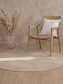 Rond wollen vloerkleed - Kensington Beige