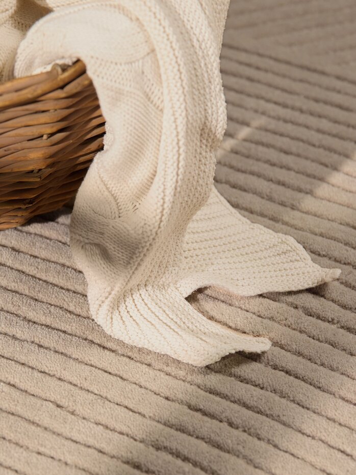 Rond wollen vloerkleed - Kensington Beige Rond wollen vloerkleed - Kensington Beige