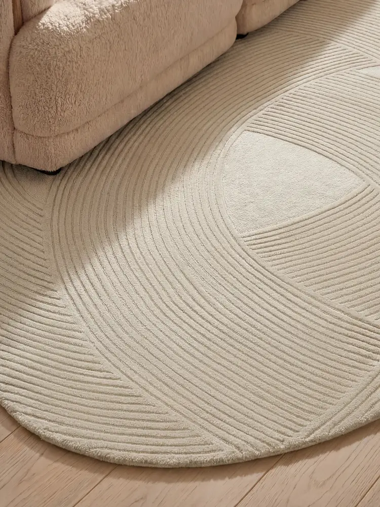 Organisch wollen vloerkleed - Kensington Creme Organisch wollen vloerkleed - Kensington Creme
