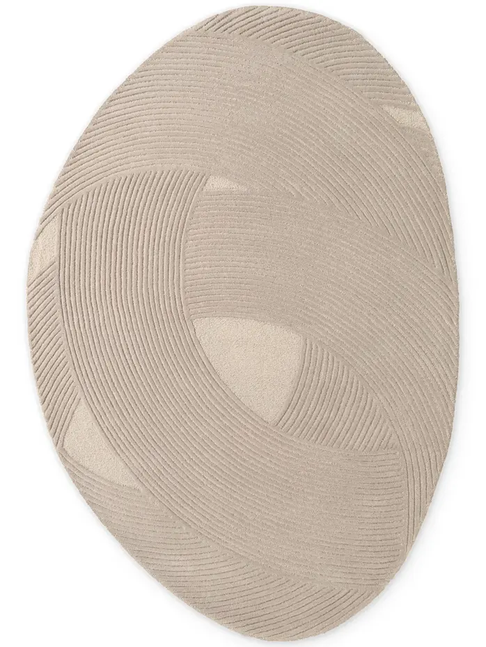 Organisch wollen vloerkleed - Kensington Beige Organisch wollen vloerkleed - Kensington Beige