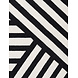 Wollen vloerkleed geometrisch - Stryve Noir Zwart/Wit Wollen vloerkleed geometrisch - Stryve Noir Zwart/Wit