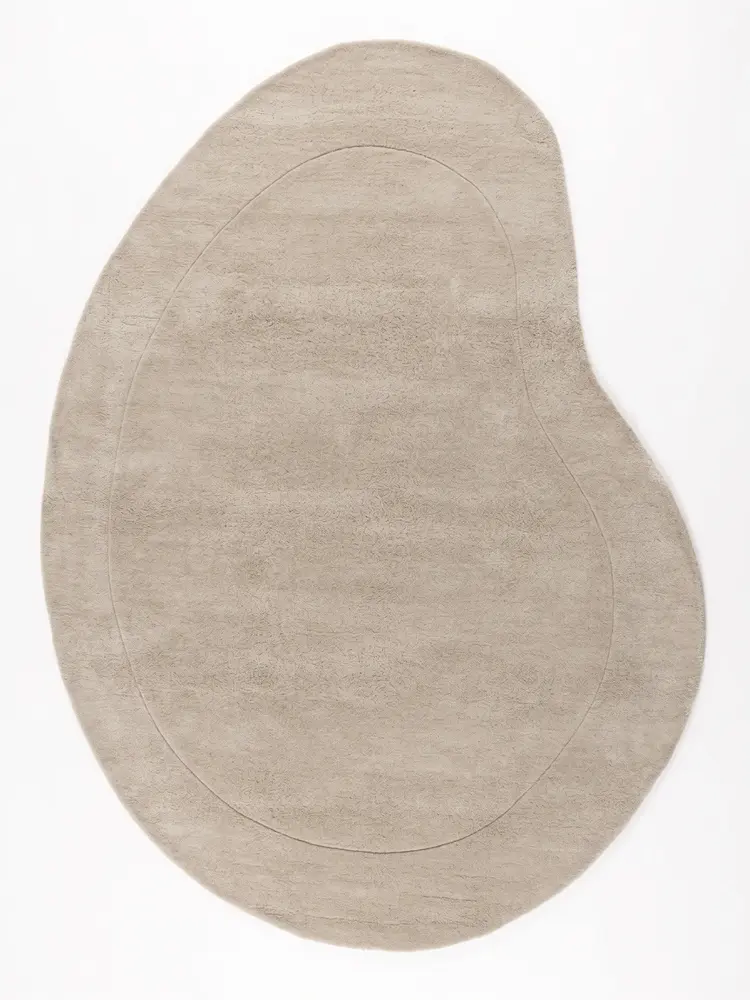 Organisch wollen vloerkleed - Natural Pebble Creme/Naturel Organisch wollen vloerkleed - Natural Pebble Creme/Naturel