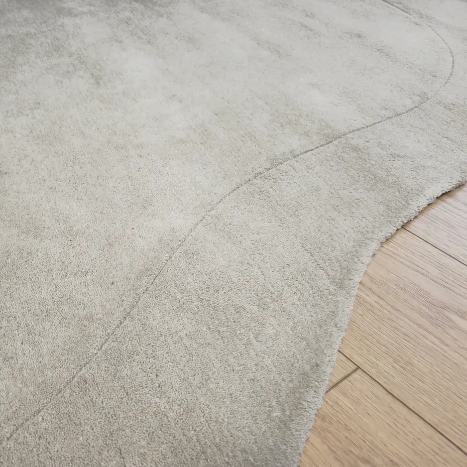 Organisch wollen vloerkleed - Natural Pebble Creme/Naturel Organisch wollen vloerkleed - Natural Pebble Creme/Naturel