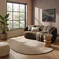 Organisch wollen vloerkleed - Natural Pebble Beige
