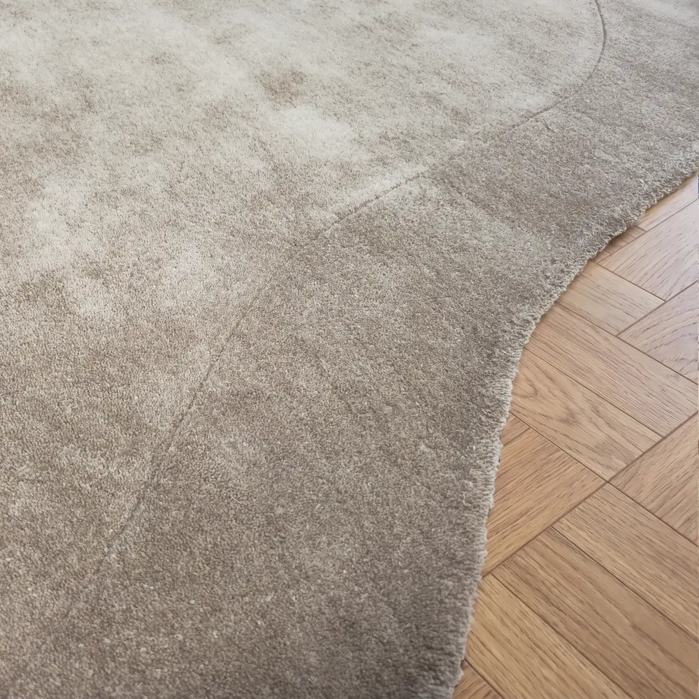 Organisch wollen vloerkleed - Natural Pebble Beige Organisch wollen vloerkleed - Natural Pebble Beige