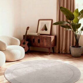 Villeroy & Boch Rond wollen vloerkleed - Kivi Grijs