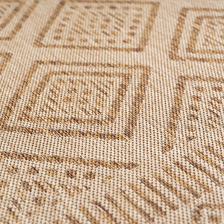 Boho buitenkleed - Mira Beige Boho buitenkleed - Mira Beige