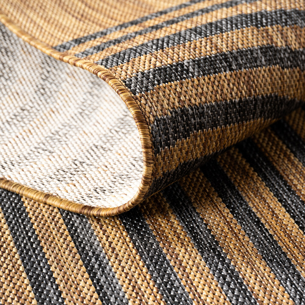 Japandi buitenkleed - Mira Naturel/Zwart Japandi buitenkleed - Mira Naturel/Zwart